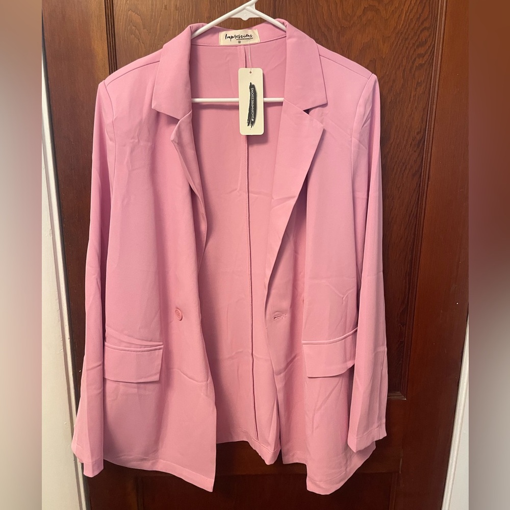 Pink blazer